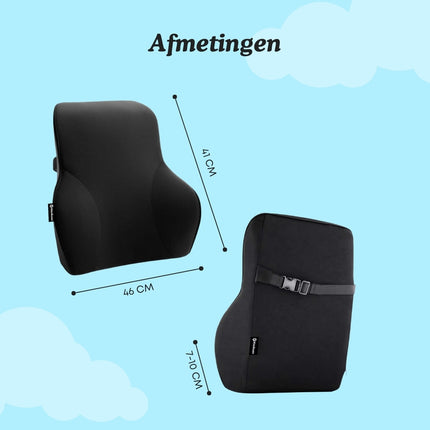 NiteSense Ergonomisch Rugkussen Onderste Rug – Groot