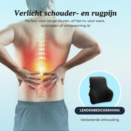 NiteSense Ergonomisch Rugkussen Onderste Rug – Groot