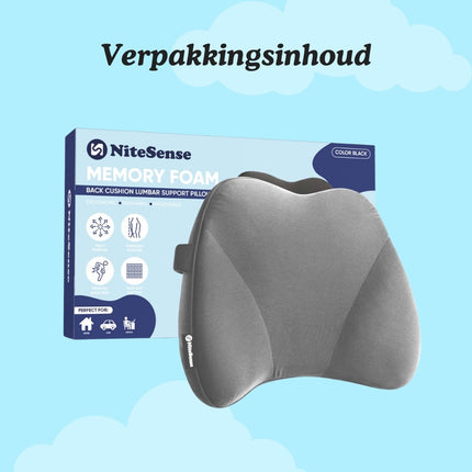 NiteSense® Ergonomisch Onderrug Kussen