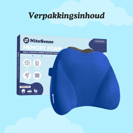 NiteSense® Ergonomisch Onderrug Kussen