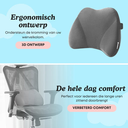 NiteSense® Ergonomisch Onderrug Kussen