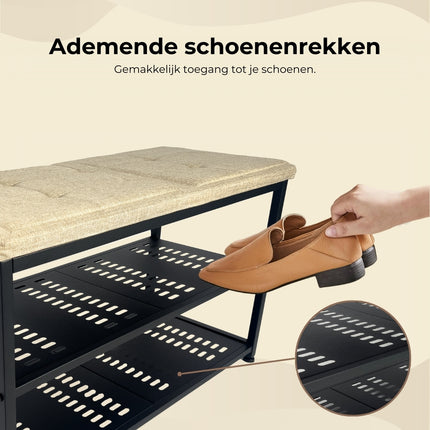 Casayali® ShoeSeat - Schoenenrek voor 8 Paar