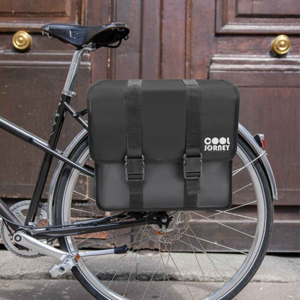 COOLJORNEY® RainSafe Fietstas - Dubbele Fietstas - 46L